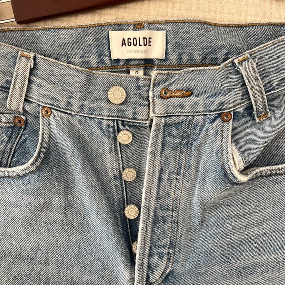 AGOLDE Tapered Baggy High Rise Jeans - Dimension 25 - Picture 5 of 5